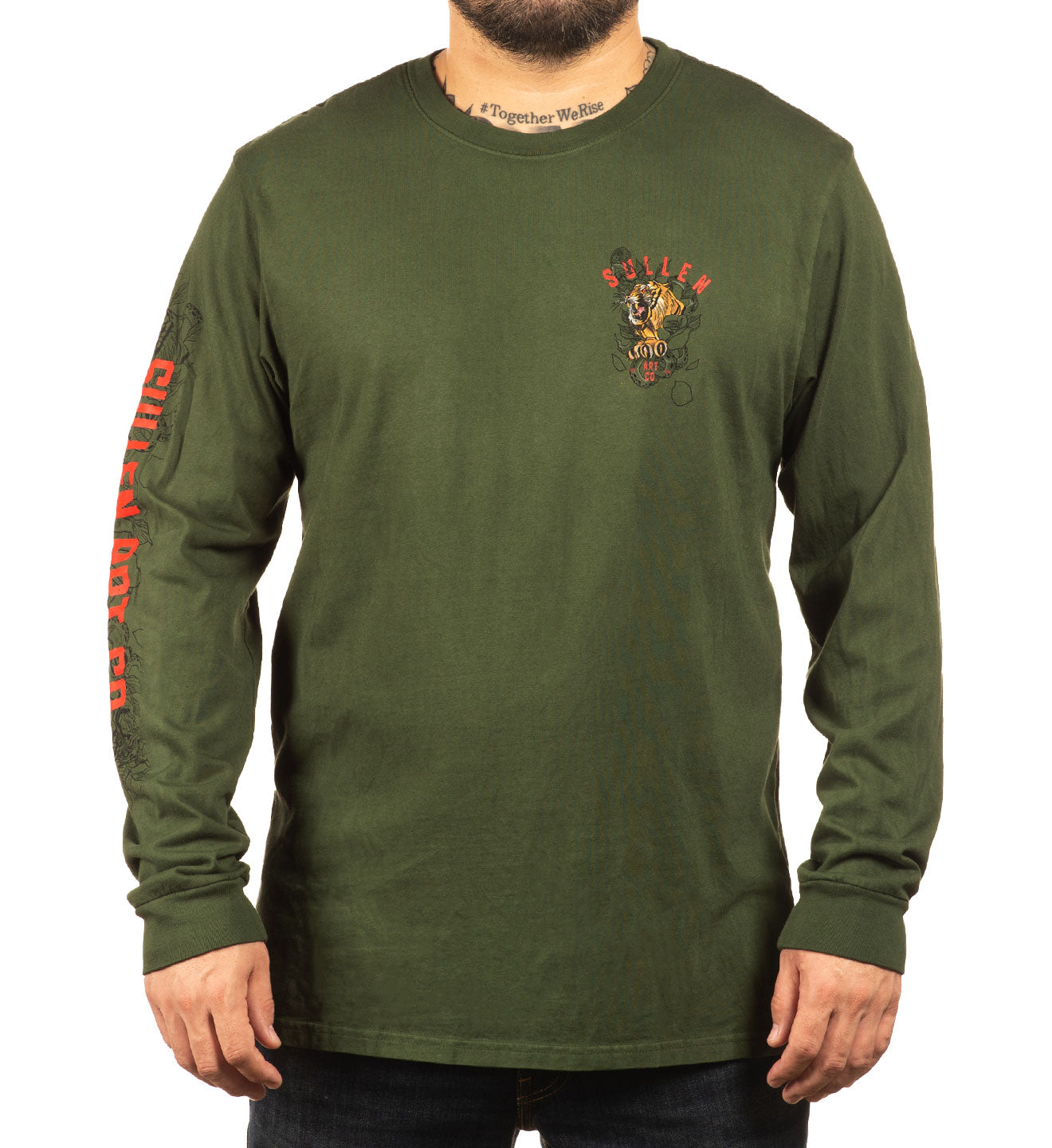 SULLEN CLOTHING OUSLEY TIGER PREMIUM LONG SLEEVE T-SHIRT