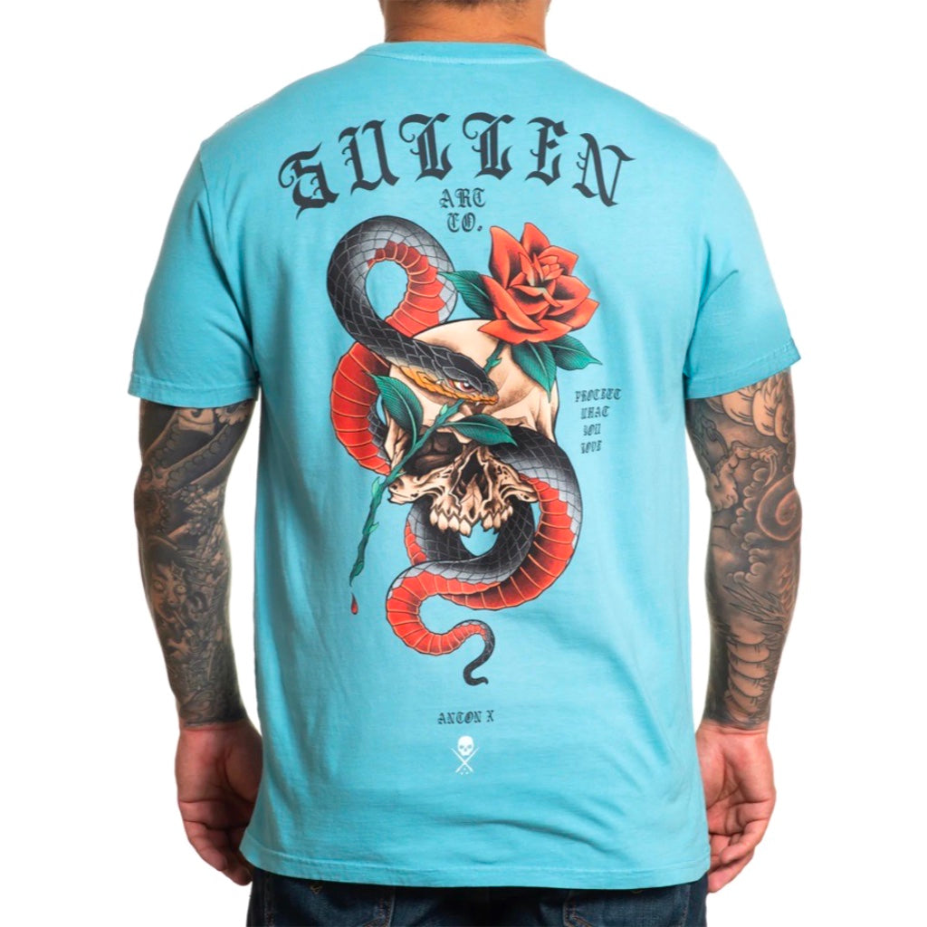 SULLEN CLOTHING ANTON X STILL WATER BLUE PREMIUM T-SHIRT