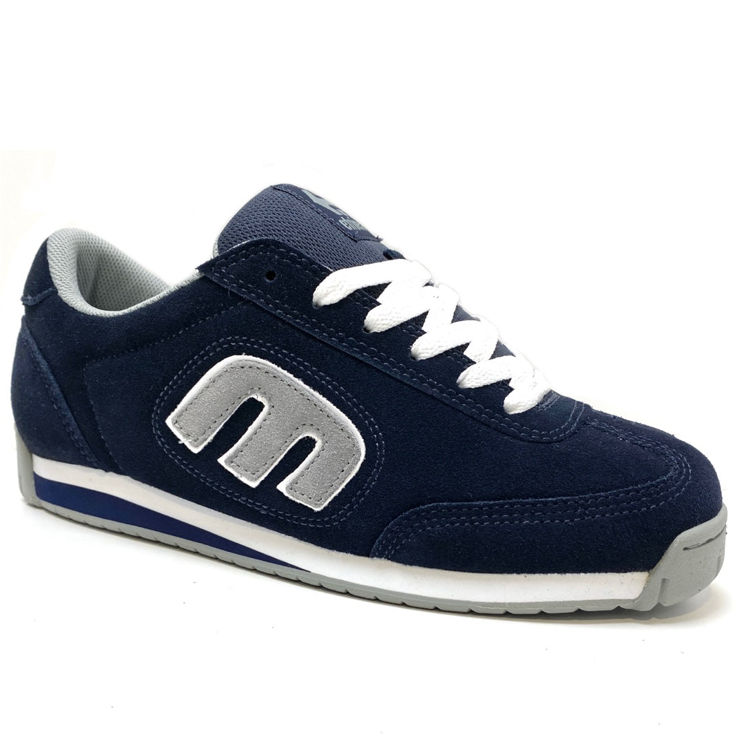 ETNIES LO-CUT 2 LS DARK NAVY TRAINERS (UK 8)