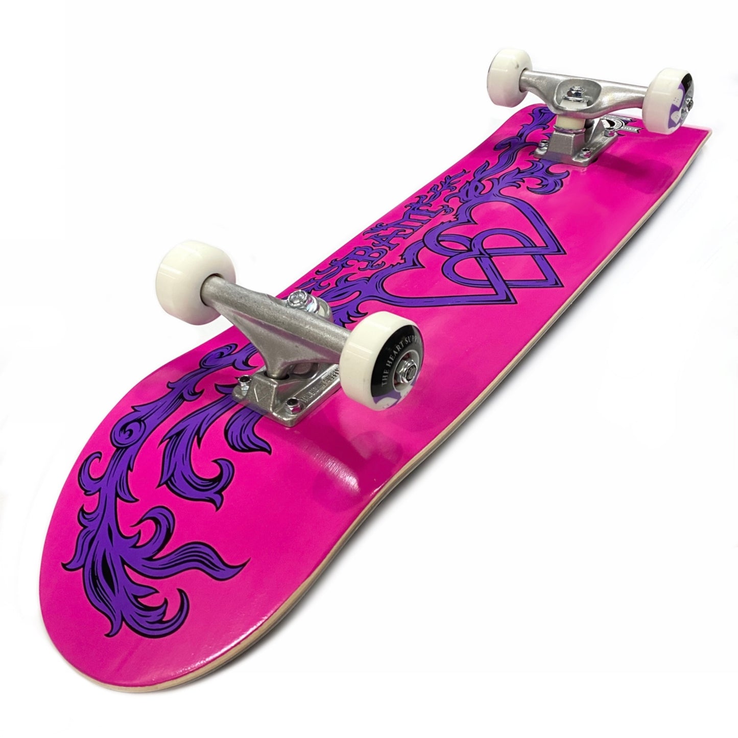 The Heart Supply Bamily Pro Pink & Purple 7.75" Skateboard Complete