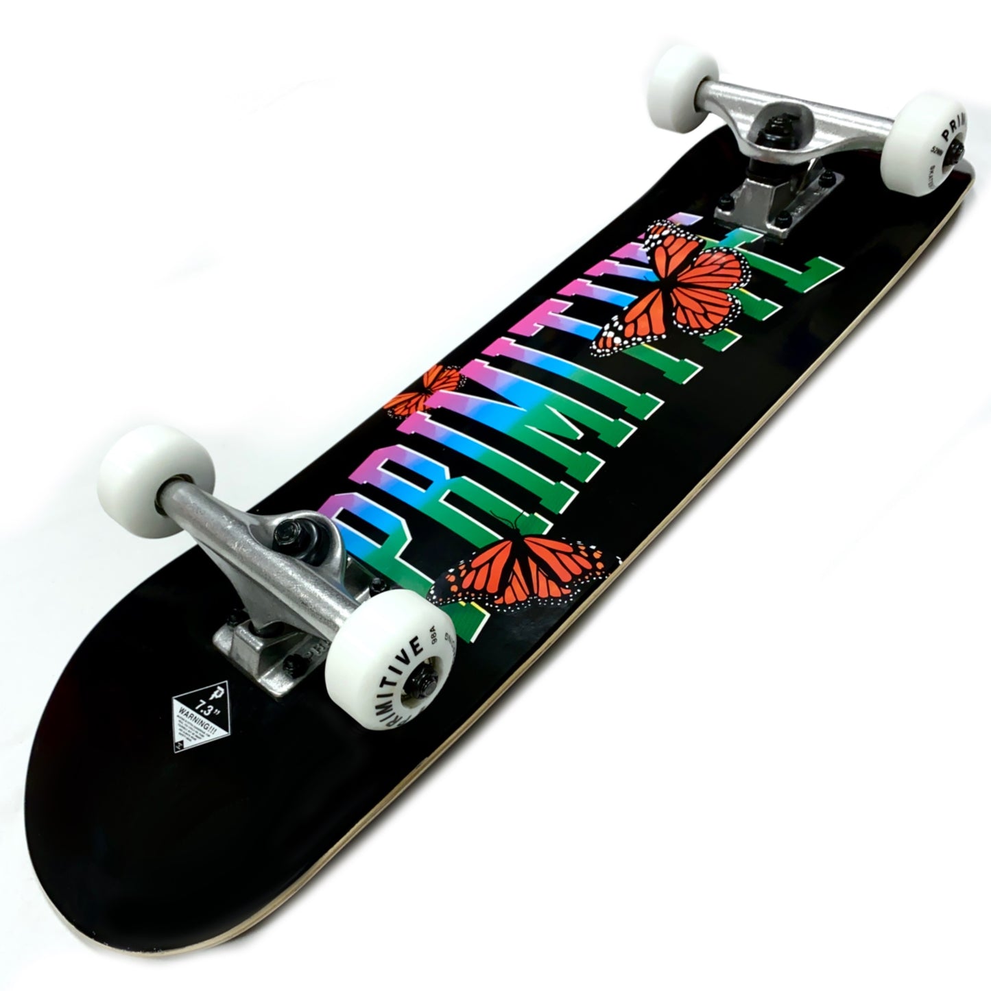 Primitive Collegiate Butterfly Complete Skateboard 7.3"