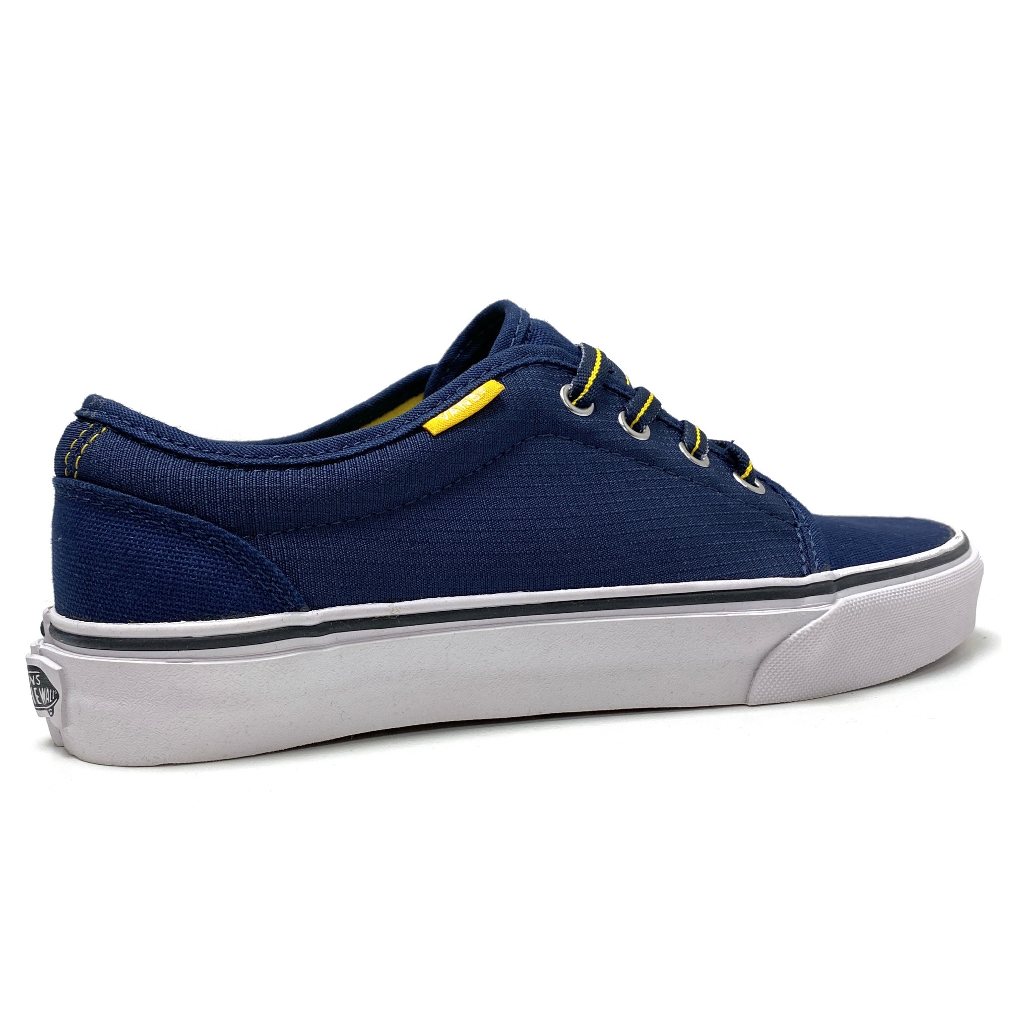 Vans 106 Vulcanized Ripstop Dress Blue True White Unisex Trainers U Rageclothingstore