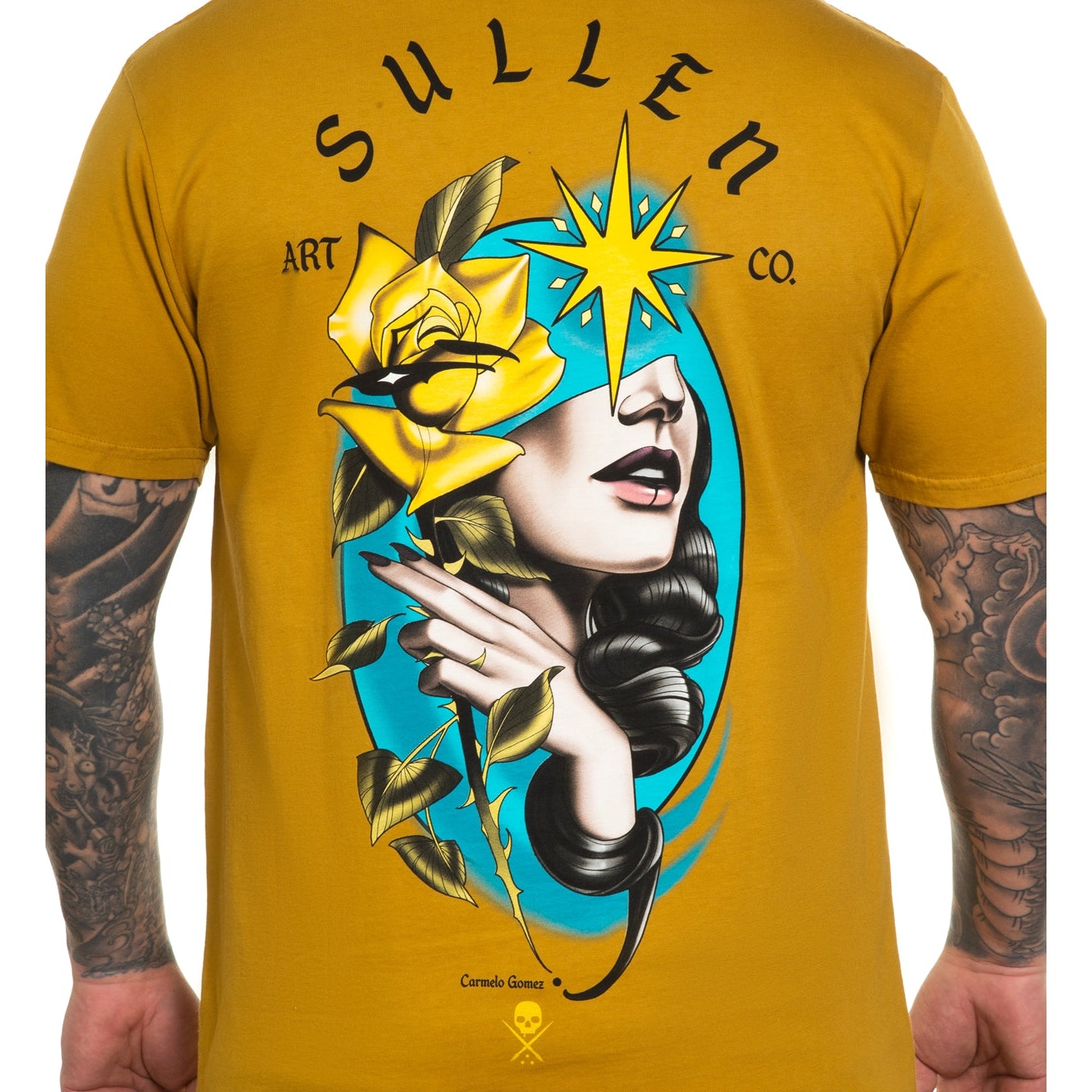 SULLEN CLOTHING CARMELO HARVEST GOLD PREMIUM T-SHIRT