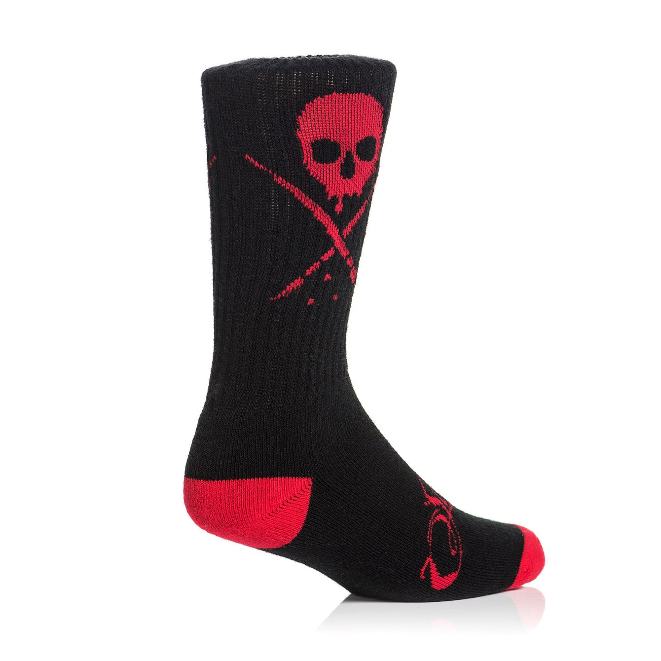 SULLEN CLOTHING STANDARD ISSUE BLACK & RED SOCKS