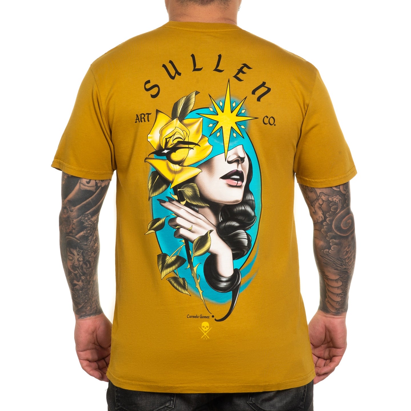 SULLEN CLOTHING CARMELO HARVEST GOLD PREMIUM T-SHIRT