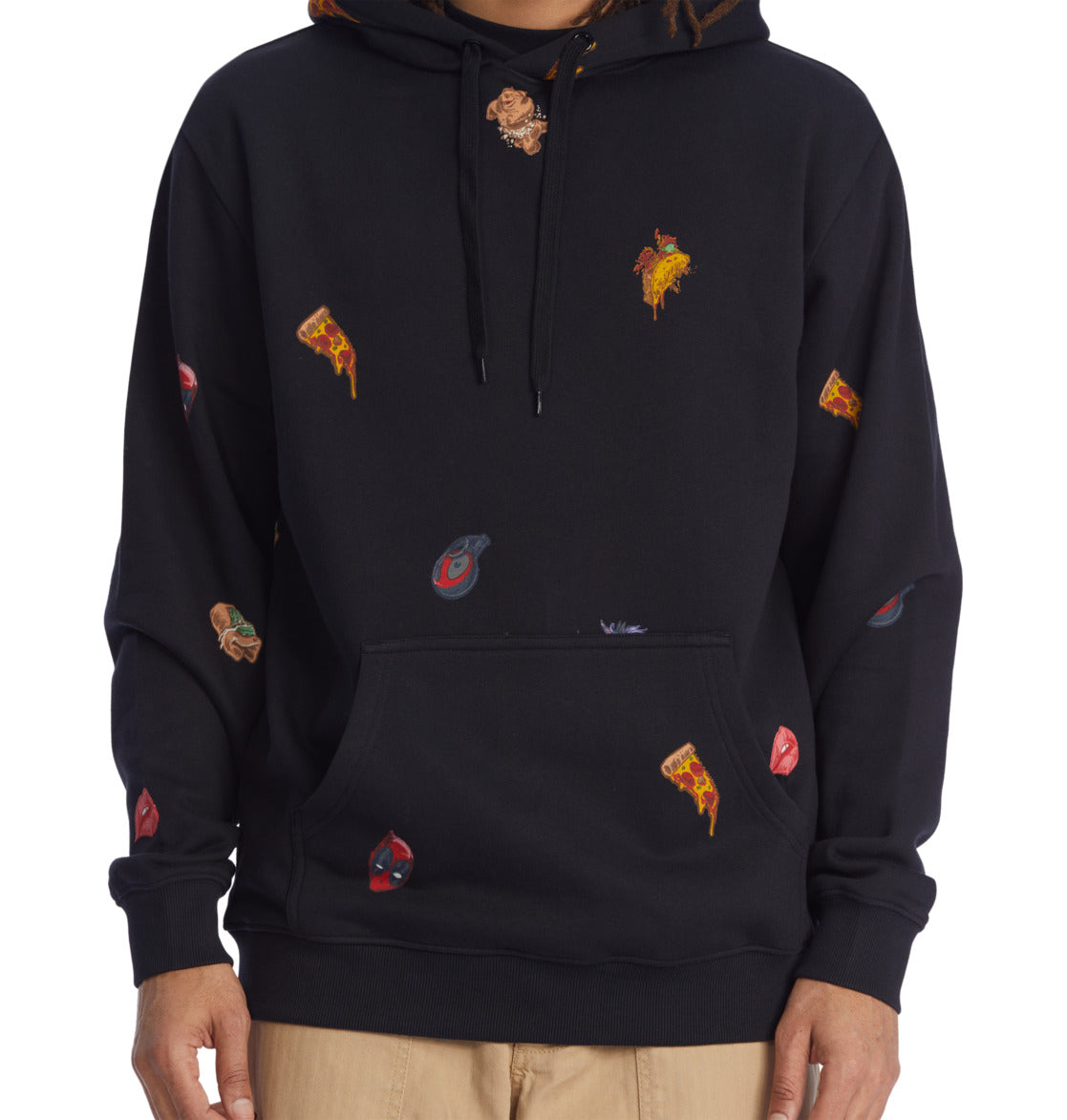MARVEL DEADPOOL X DC SHOES ALL OVER HOODIE