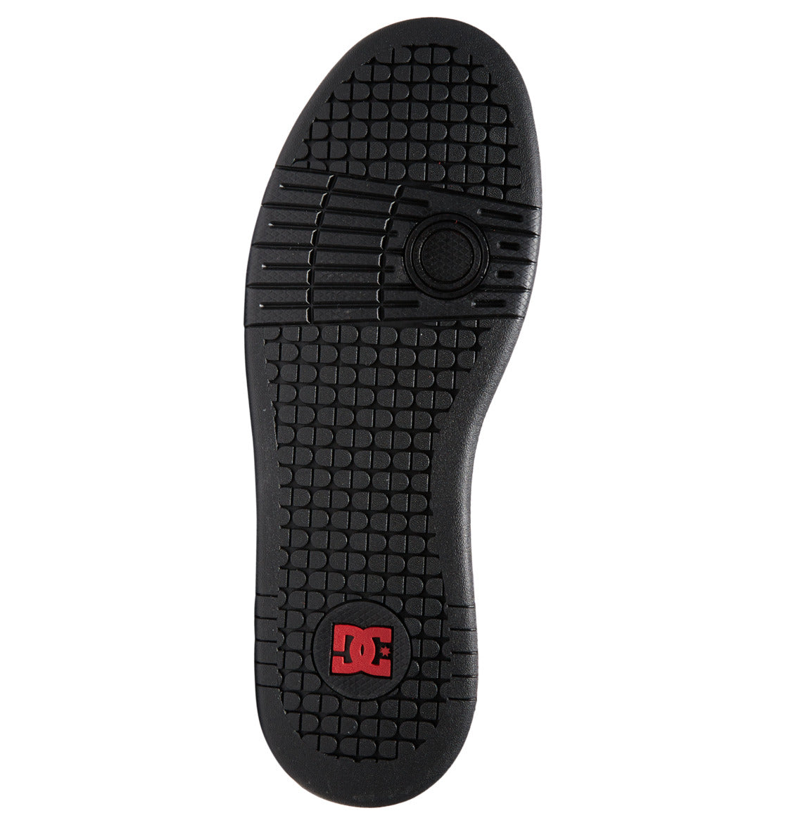 DC SHOES MANTECA 4 RED BLACK & WHITE TRAINERS