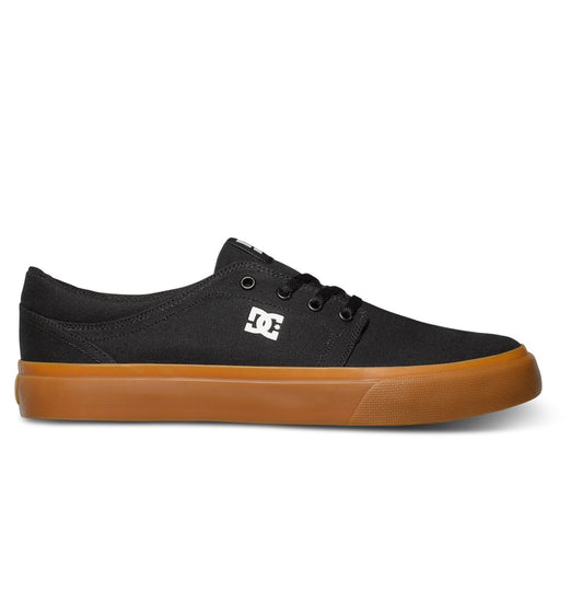 DC SHOES TRASE TX BLACK GUM TRAINERS