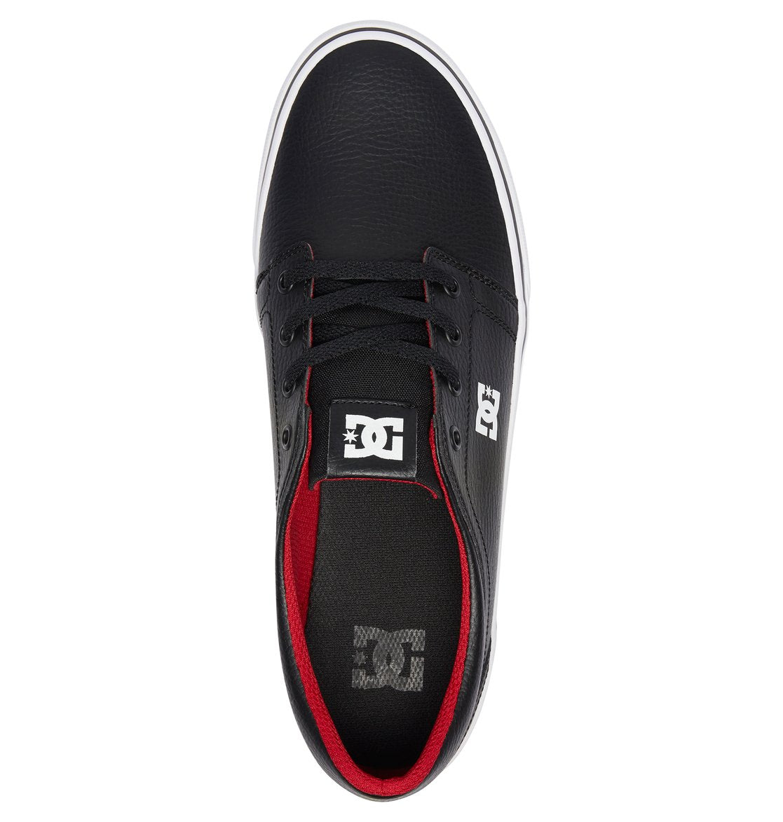 DC Shoes Trase Black Red White Trainers