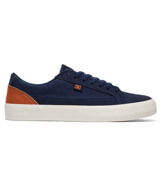 DC SHOES LYNNFIELD S NAVY DK CHOCOLATE TRAINERS (UK 7)