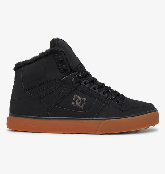 DC SHOES PURE HIGH TOP WNT BLACK RED GREEN GUM WINTER TRAINERS BOOTS