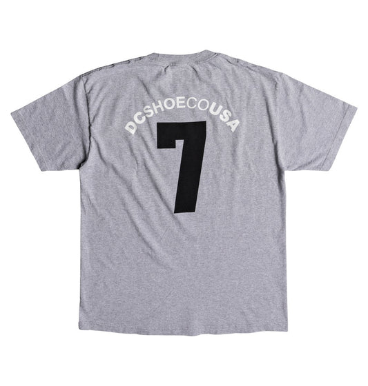 DC SHOES LUCKY SEVEN  HEATHER GREY T-SHIRT