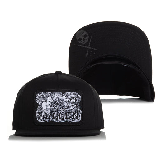 SULLEN CLOTHING PALLADIUM BLACK SNAPBACK CAP HAT