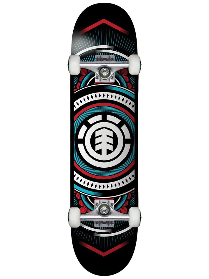 Element Hatched Blue 8" Skateboard Complete