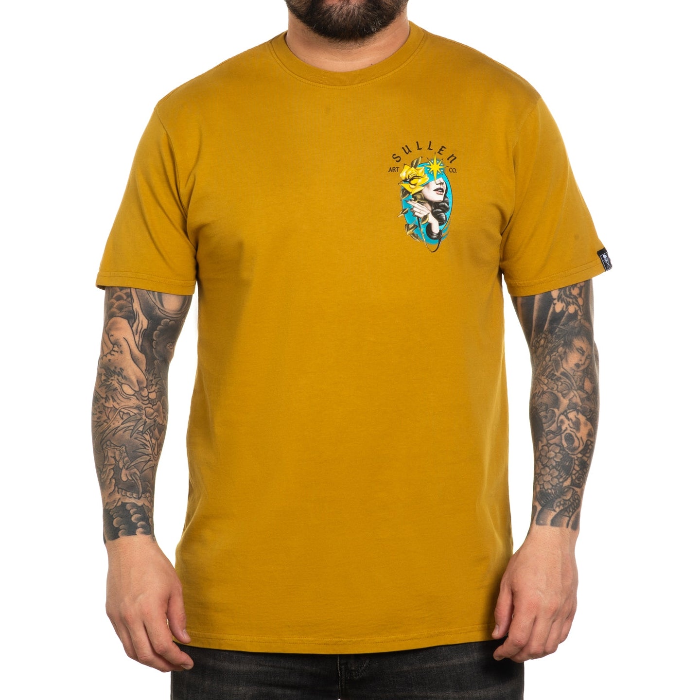 SULLEN CLOTHING CARMELO HARVEST GOLD PREMIUM T-SHIRT