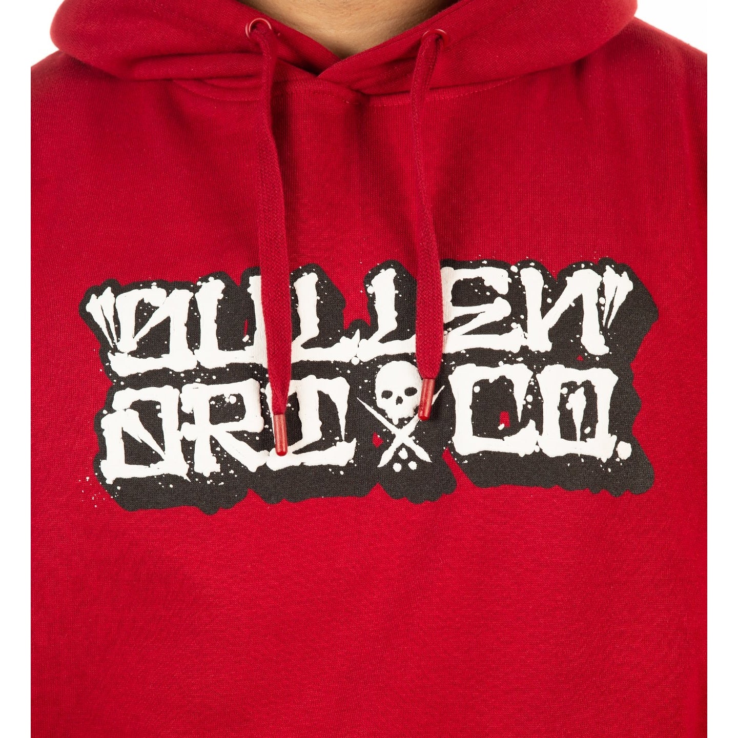 SULLEN CLOTHING STROKES RED PULLOVER HOODIE