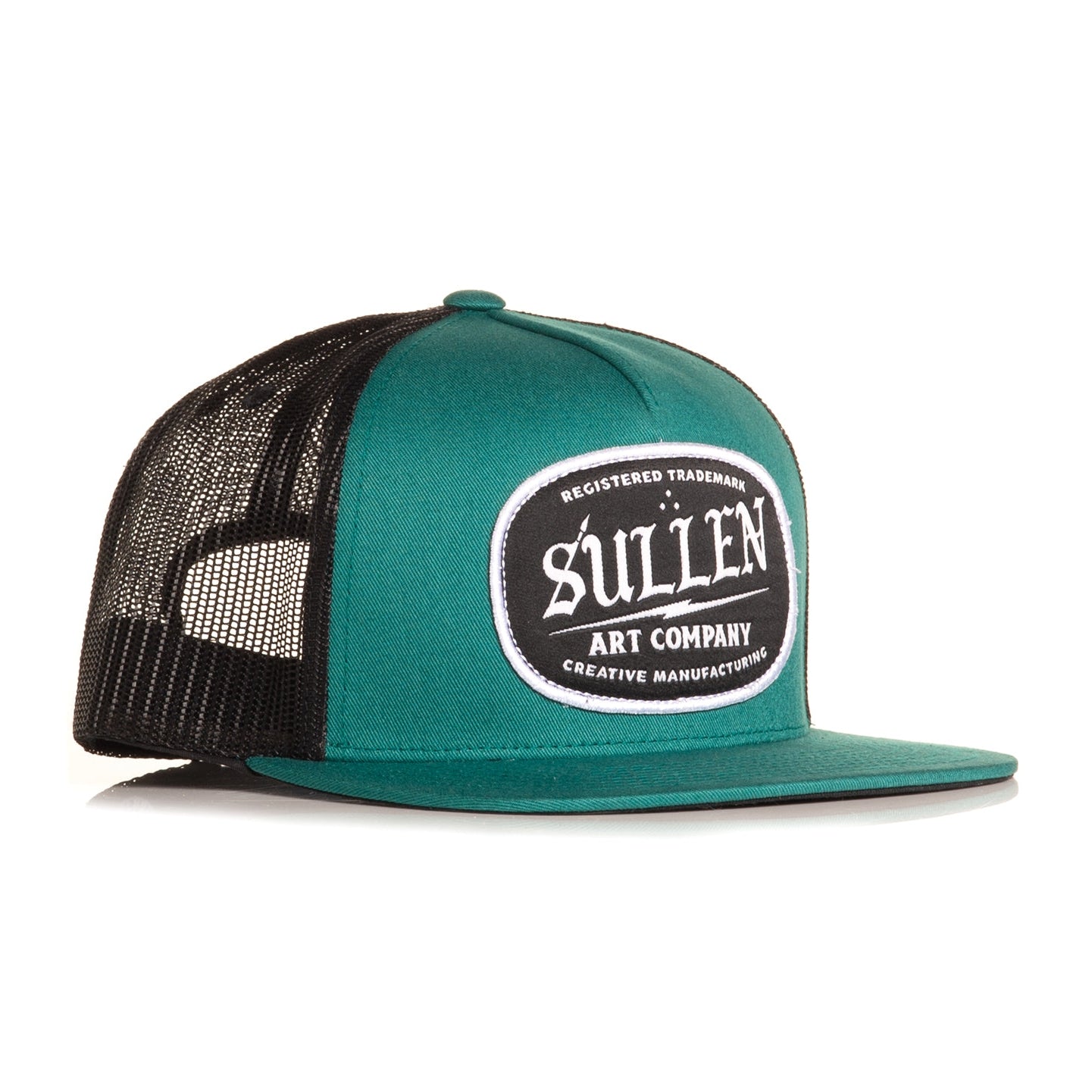 Sullen Clothing Supply Snapback Mesh Trucker Hat - Green