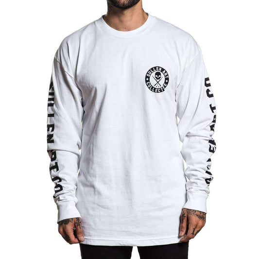 SULLEN CLOTHING BOH LONG SLEEVE WHITE T-SHIRT (XL)