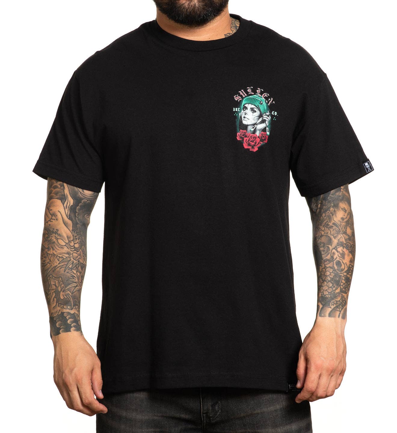 SULLEN CLOTHING MINT CHOCOLATE BLACK STANDARD T-SHIRT (2XL)