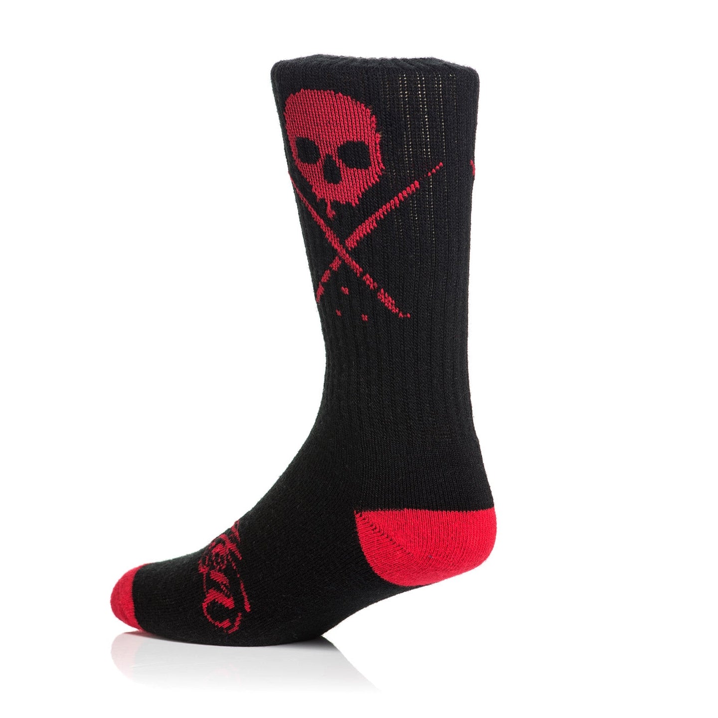 SULLEN CLOTHING STANDARD ISSUE BLACK & RED SOCKS