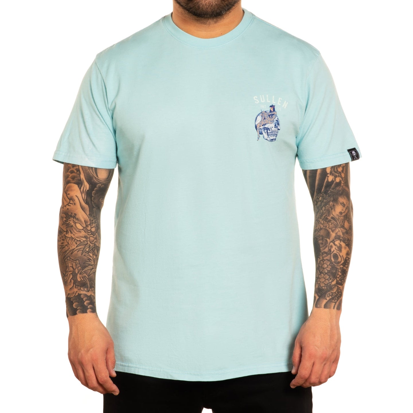 SULLEN CLOTHING ACADEMY DUSTY JADE GREEN PREMIUM T-SHIRT (L)