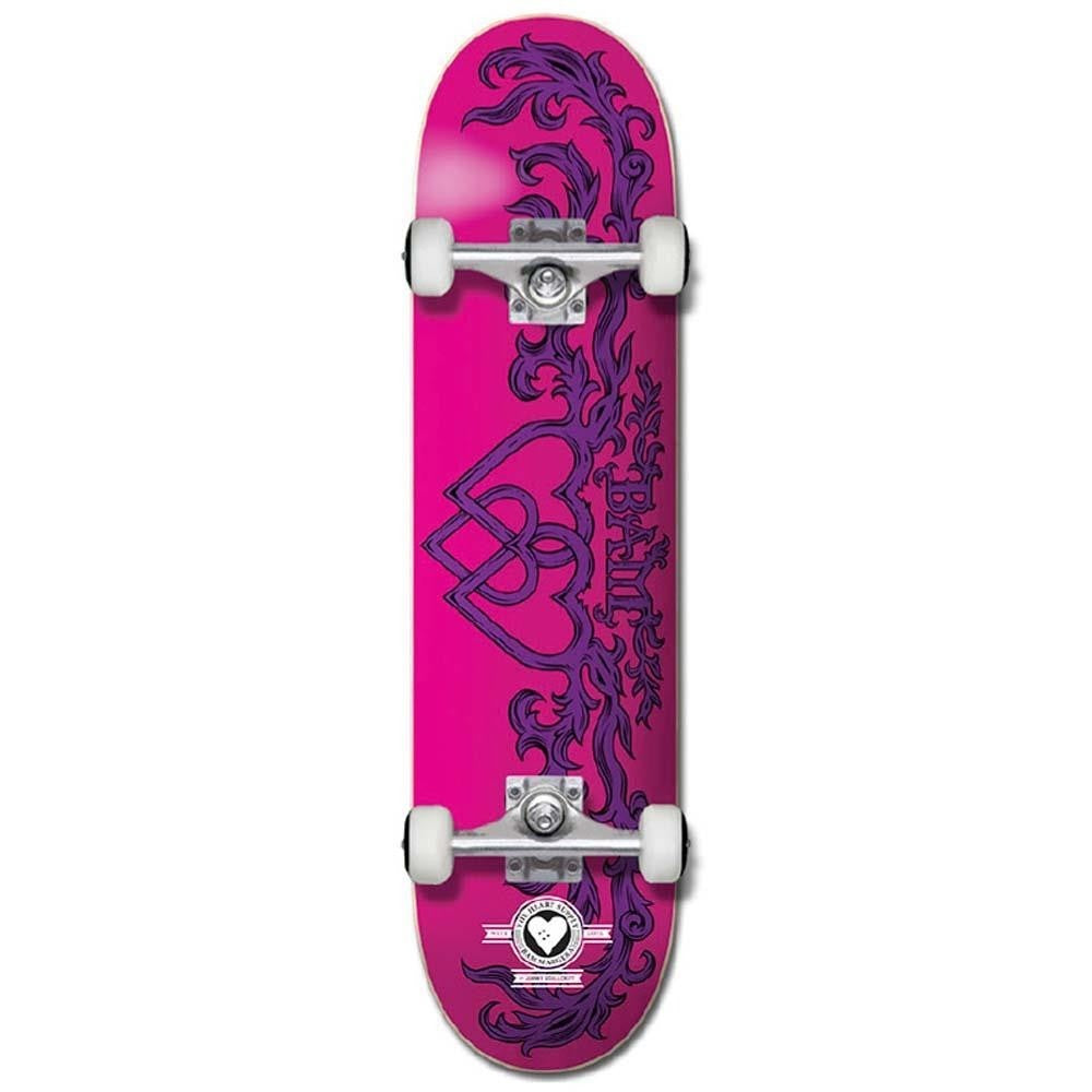 The Heart Supply Bamily Pro Pink & Purple 7.75" Skateboard Complete