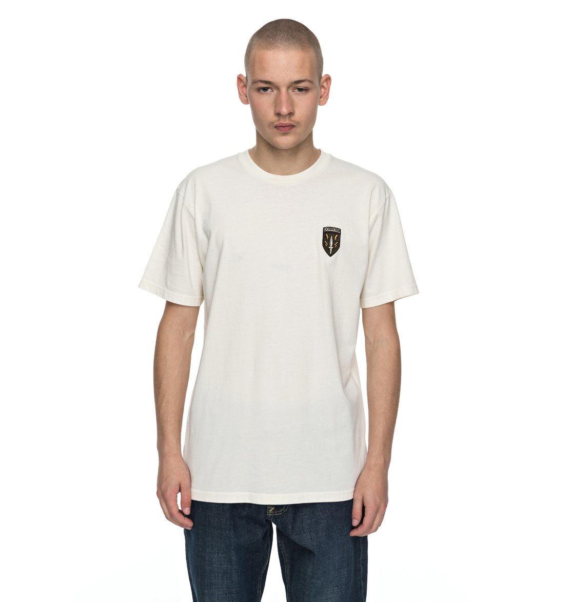 DC SHOES SIAMENOM ANTIQUE WHITE T-SHIRT