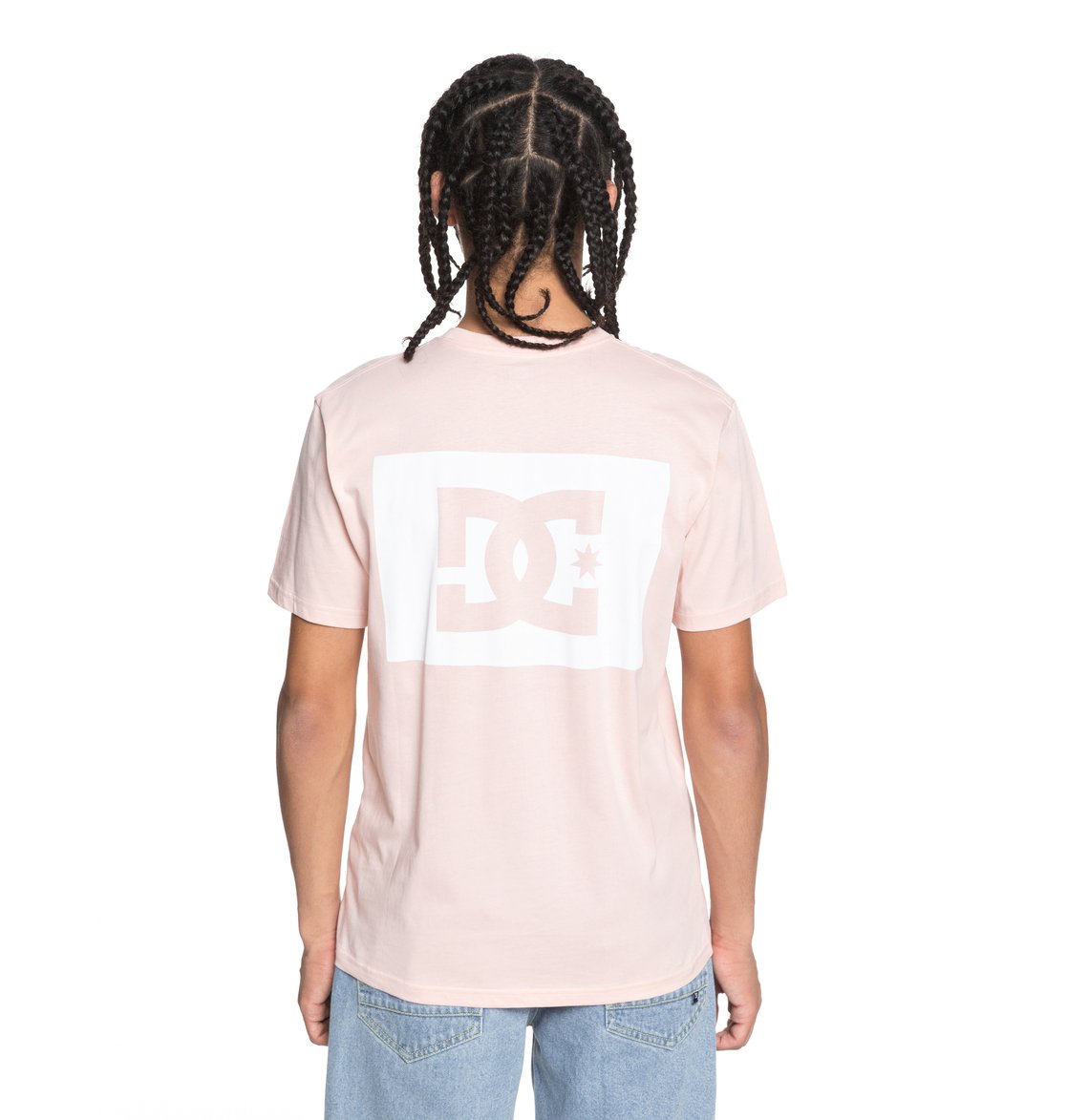 DC SHOES STAGE BOX T-SHIRT ENGLISH ROSE PINK (M)