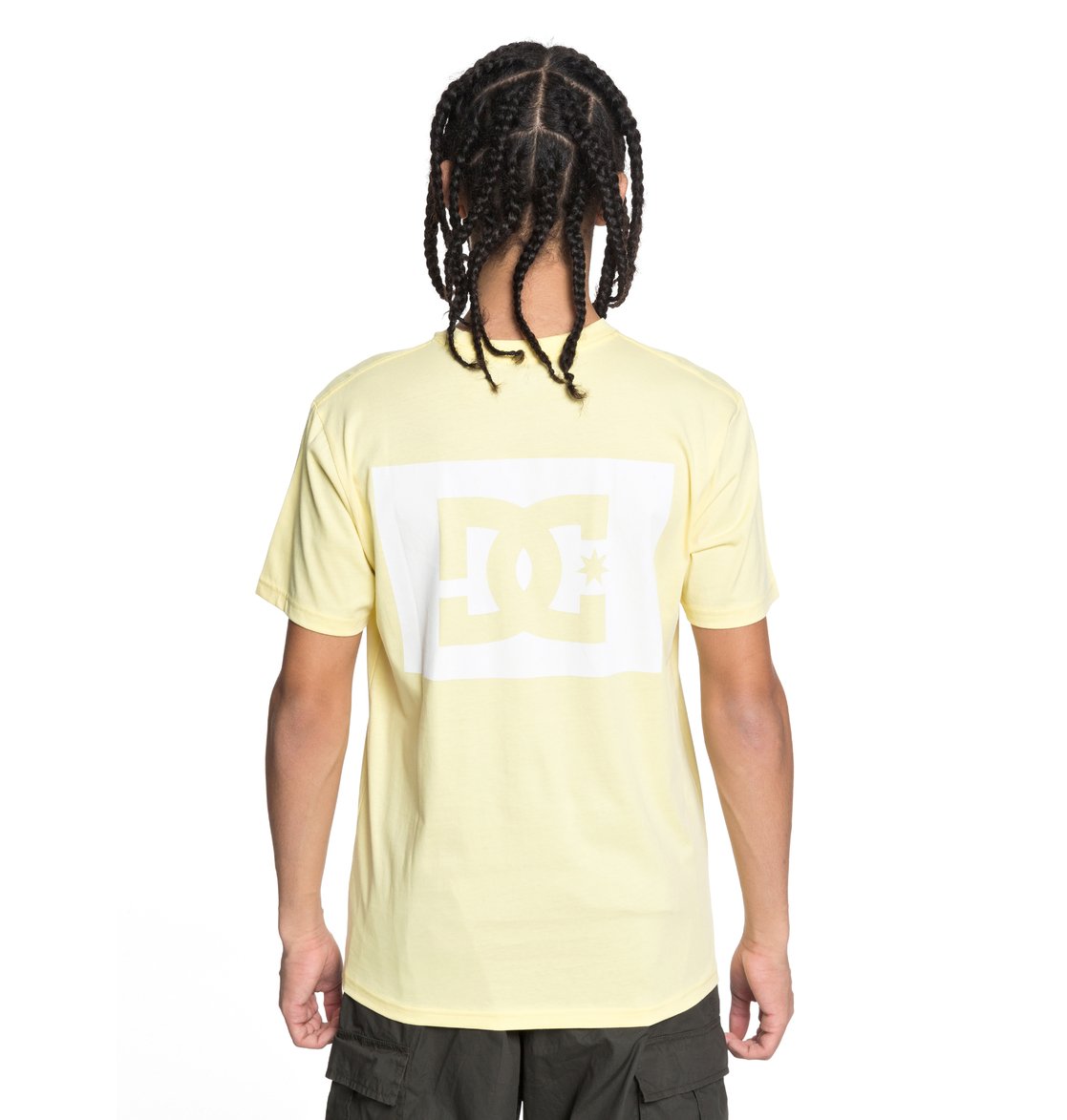 DC SHOES STAGE BOX T-SHIRT LEMON MERINGUE (M)