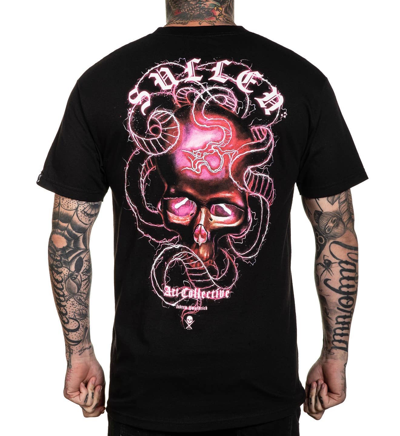 SULLEN CLOTHING SWARBRICK ELECTRIC BLACK STANDARD T-SHIRT