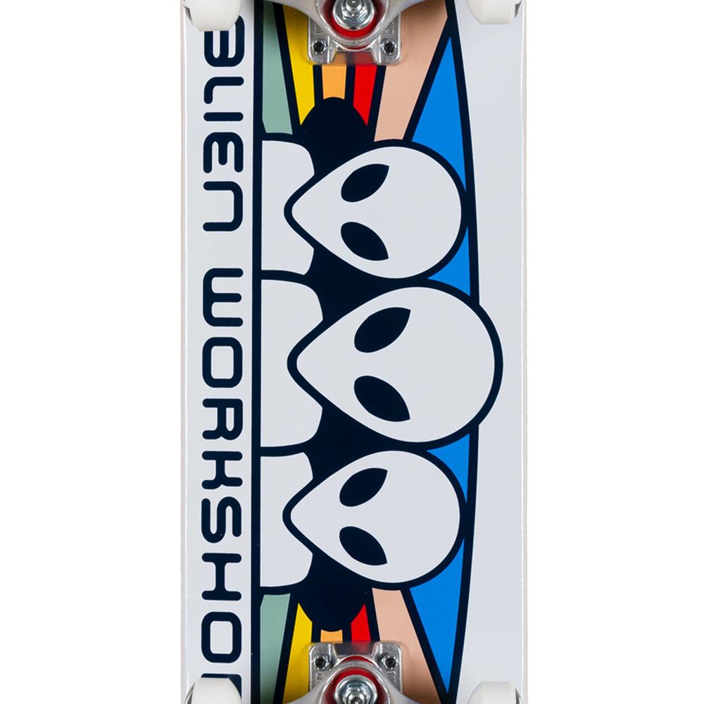 Alien Workshop Spectrum White Skateboard Complete 8"