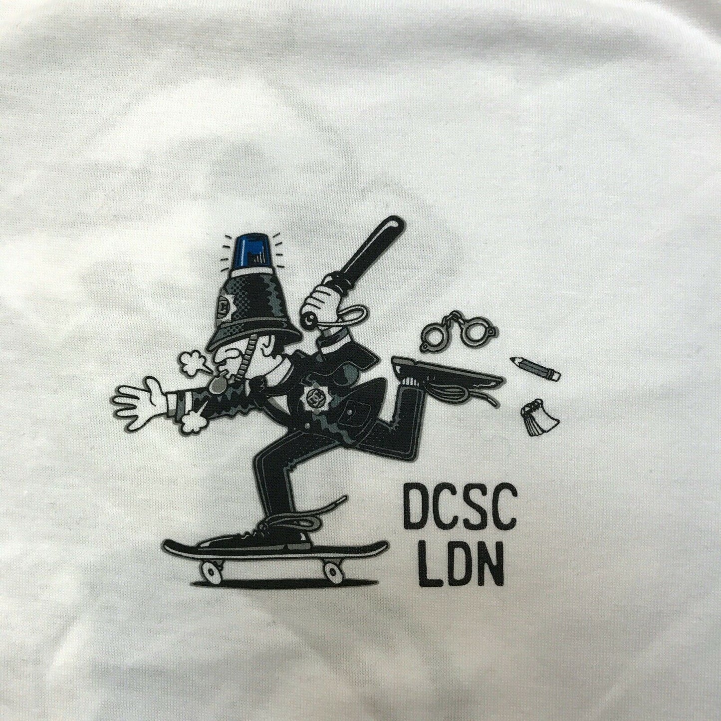 DC SHOES BEATDOWN WHITE T-SHIRT (S)
