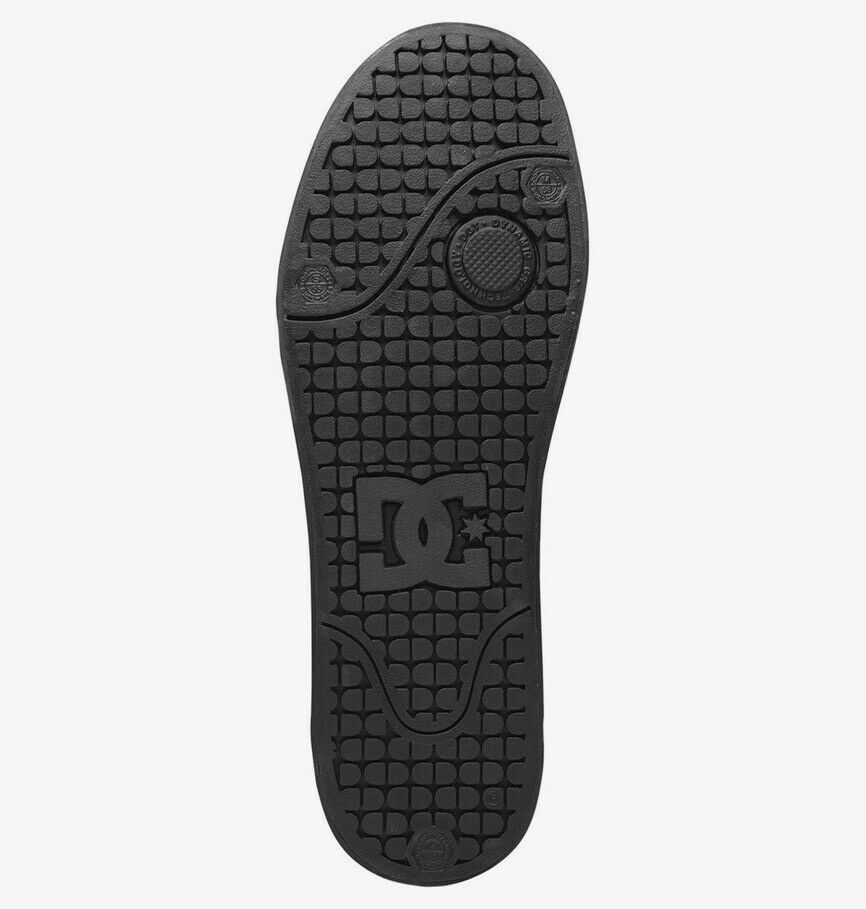 DC SHOES PURE BLACK PIRATE BLACK TRAINERS