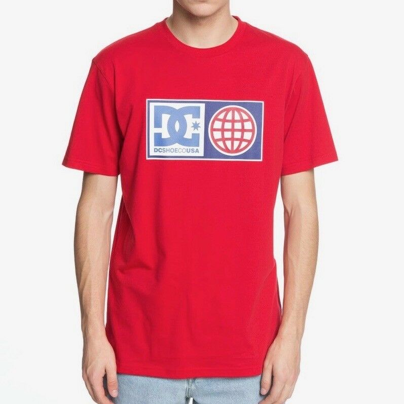 dc shoes global salute red t-shirt