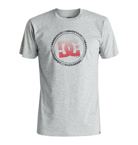 DC Shoes Way Back Circle Heather Grey T Shirt