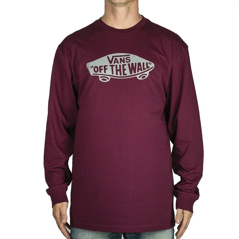 VANS OTW BURGUNDY FROST GREY LONG SLEEVE T-SHIRT