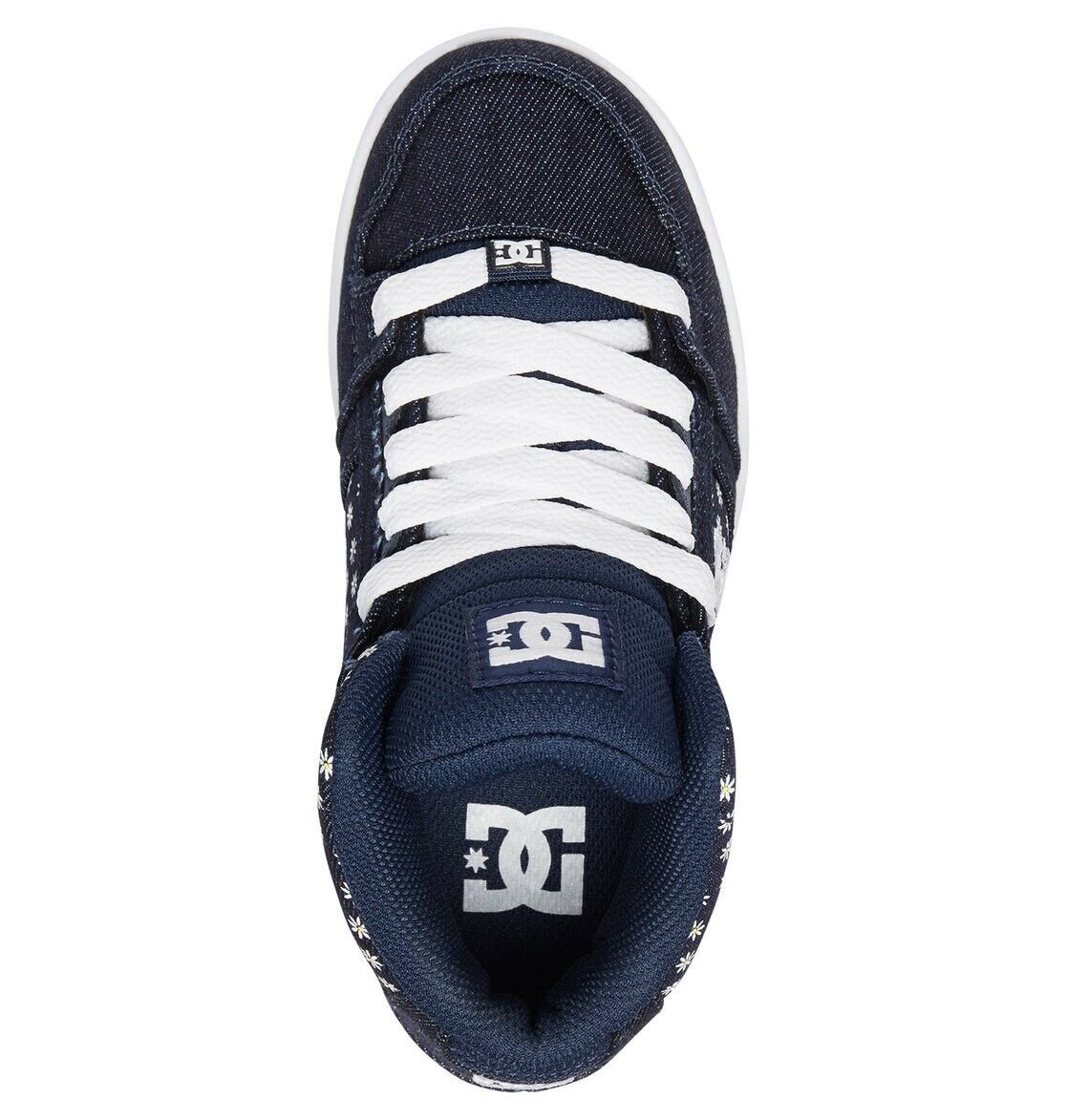 DC SHOES REBOUND TX SE DENIM BLUE YOUTHS TRAINERS