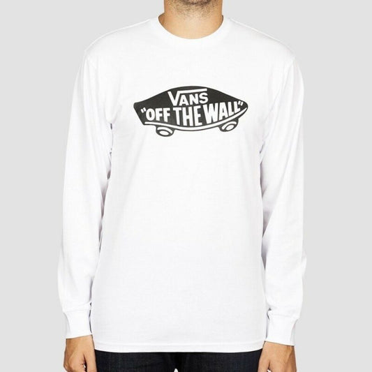 VANS OTW WHITE & BLACK LONG SLEEVE T-SHIRT