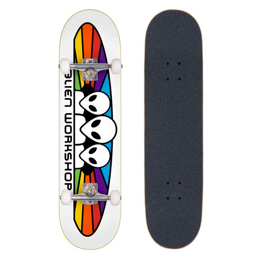 Alien Workshop Spectrum White Skateboard Complete 8"