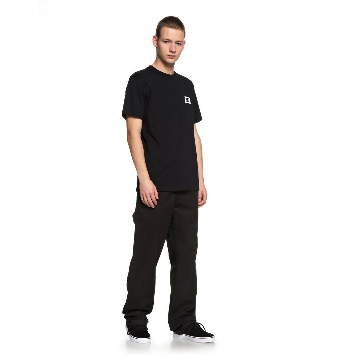 DC SHOES STAGE BOX T-SHIRT BLACK (S)