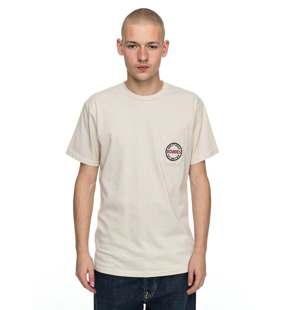 DC SHOES JUNCTION RAINY DAY CREAM POCKET T-SHIRT