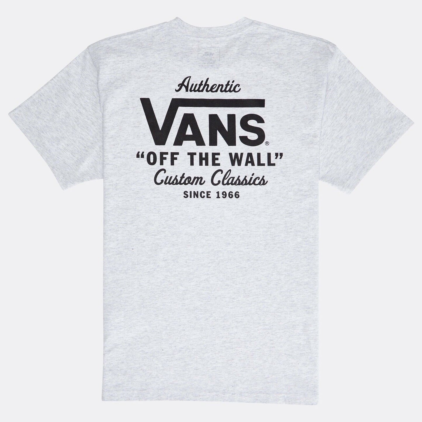 VANS HOLDER STREET ASH HEATHER GREY T-SHIRT (S)