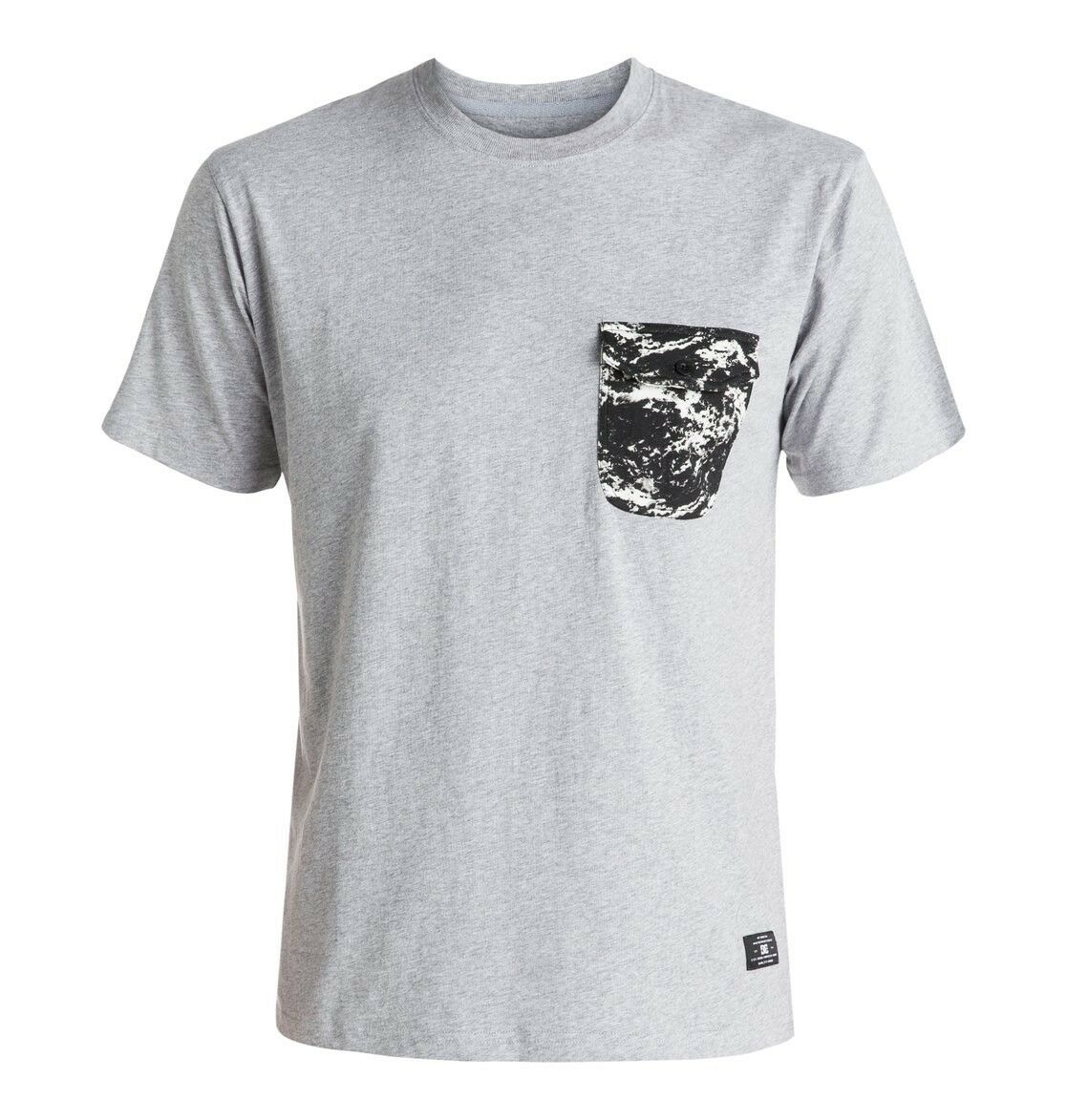 DC SHOES OWENSBORO HEATHER GREY POCKET T-SHIRT