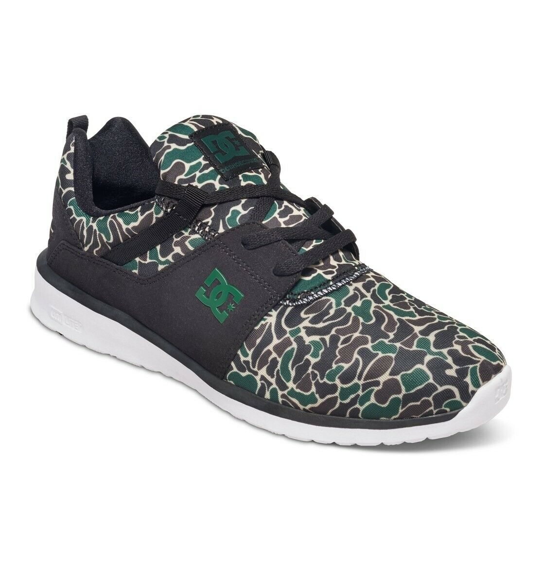 DC Shoes Heathrow SE Black Camouflage Trainers (UK 10.5)