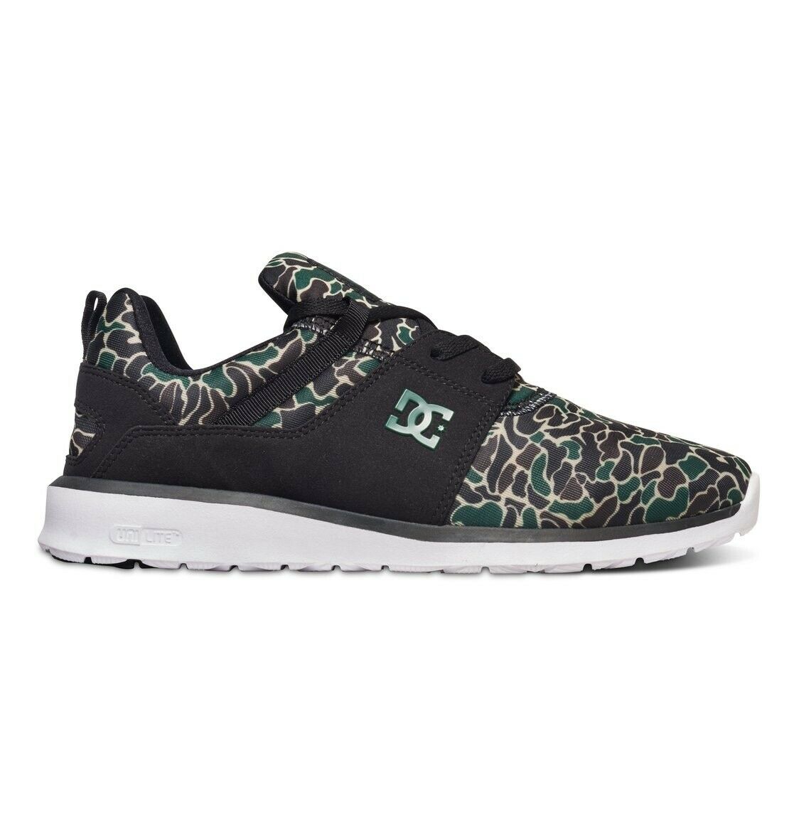 DC Shoes Heathrow SE Black Camouflage Trainers (UK 10.5)