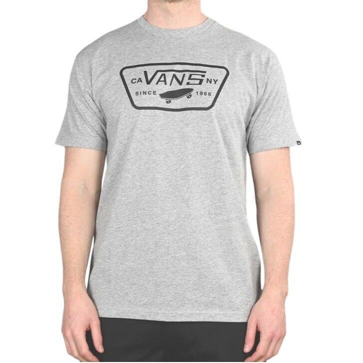 VANS FULL PATCH HEATHER GREY T-SHIRT