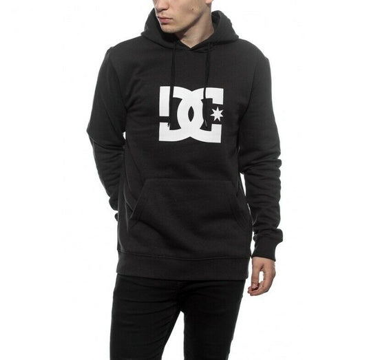DC SHOES STAR LOGO BLACK PULLOVER HOODIE