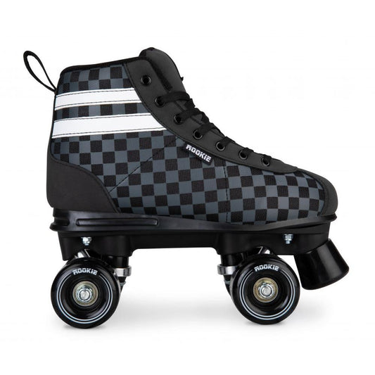 Rookie Magic V2 Checker Black and Grey Quad Roller Skates