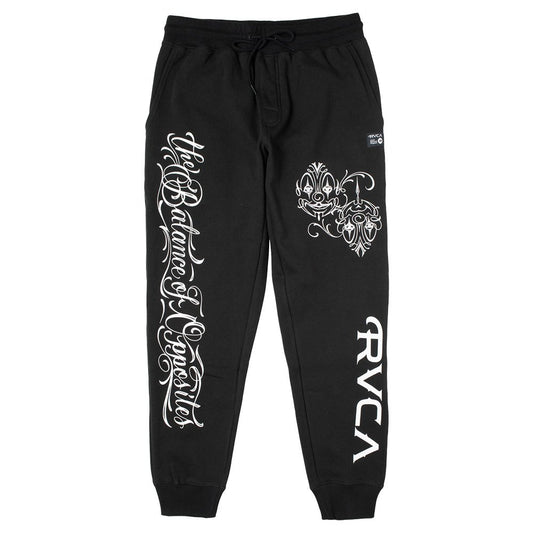 MISTER CARTOON RVCA SWEATPANT REGULAR FIT TROUSERS FOR MEN