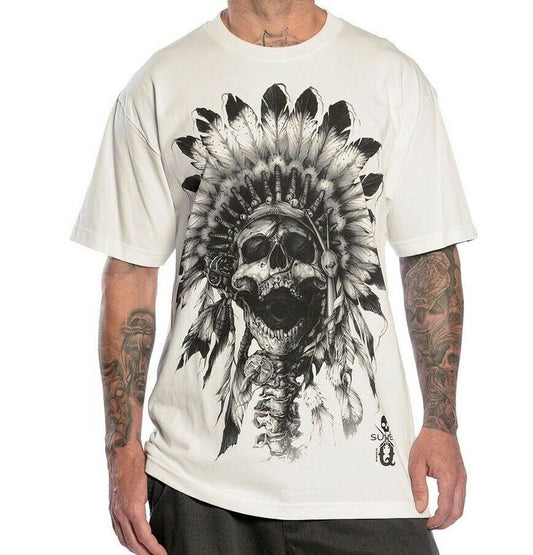 Sullen Clothing Big Chief White  T Shirt (S)